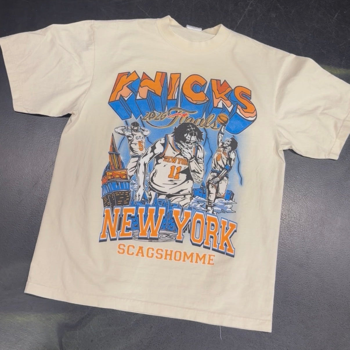 CREAM NEW YORK X SCAGSHOMME FINALS SHIRT
