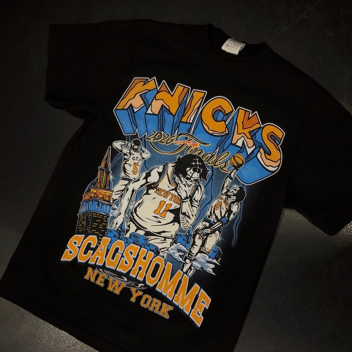 BLACK NEW YORK X SCAGSHOMME FINALS SHIRT